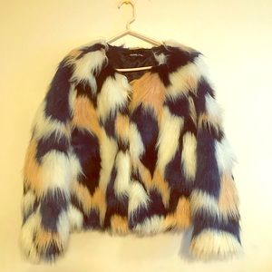 Colorful Fur Jacket